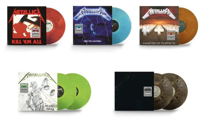 Metallica’s Classic Albums Return in Limited Colored Vinyl Reissues