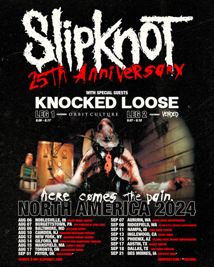 Slipknot Reveals Knotfest Argentina and Chile Lineups; See Details