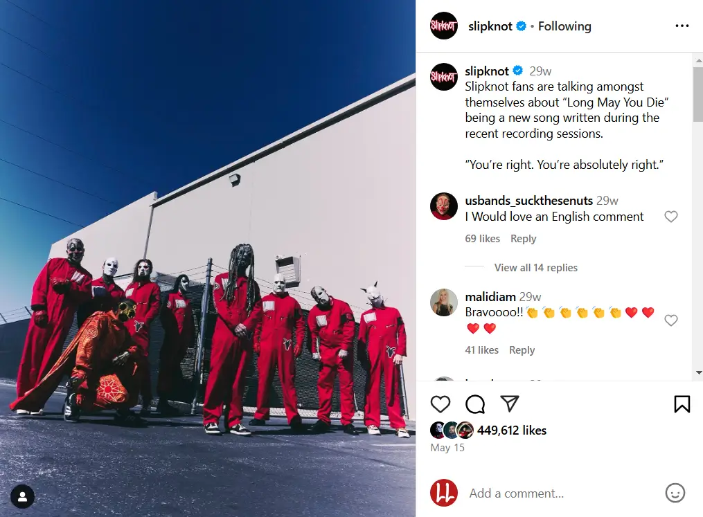 Slipknot Teases New Song Featuring Eloy Casagrande