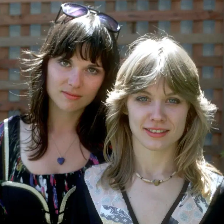 Wilson sisters from the band Heart, mid to late 1970s.