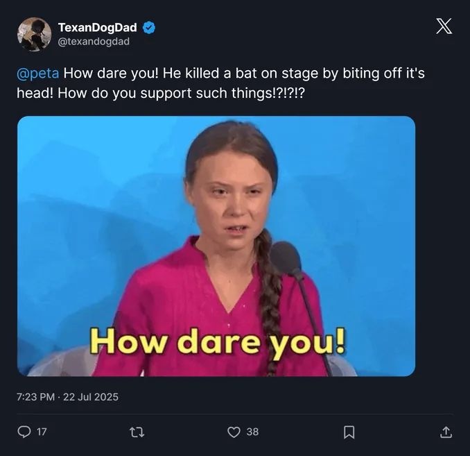 PETA / Ozzy
