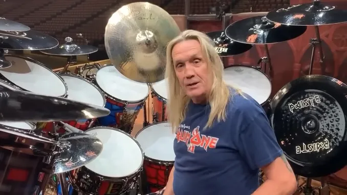 Nicko McBrain played his final show with Iron Maiden in December 2024 in São Paulo, Brazil. | Credit: Youtube