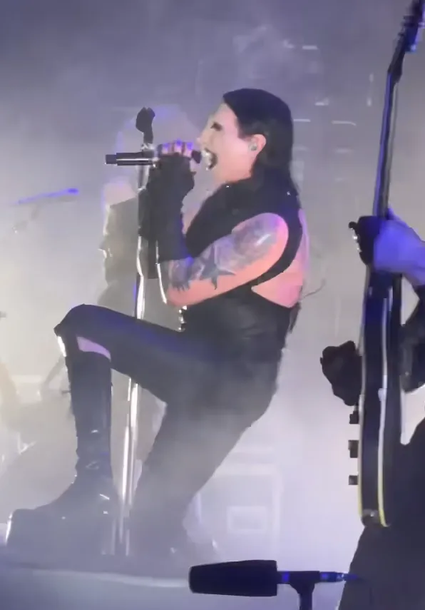 Marilyn Manson drew a crowd of over 205,000 at the National Fair of San Luis Potosí, sparking protests from religious and conservative groups.